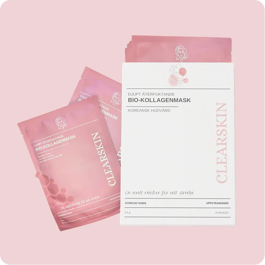 Maschera al bio-collagene profondamente idratante